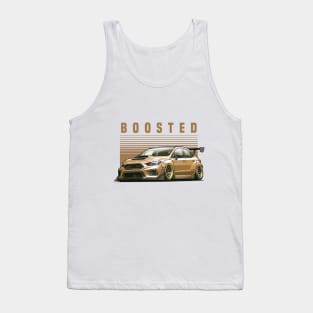 Subaru Impreza WRX STI Car Art - Modified Boosted Sports Car Tank Top